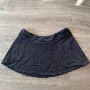 Lands End Women’s Swim Skirt Black Size 14